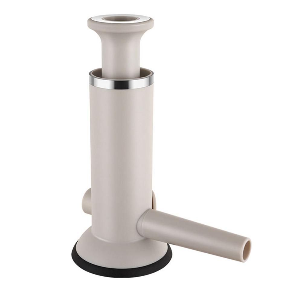 White Sausage Maker PP, 304 Stainless Steel Handheld Meat Filler Manual Sausage Stuffer  Meatballs