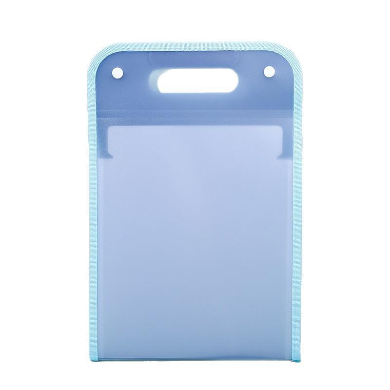 A4 Handheld Multi-Layer Accordion Folder for Students - Large Capacity, High-Value Classification Storage Bag.