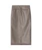 Meibeoyu Norby Leather Skirt _ Beige