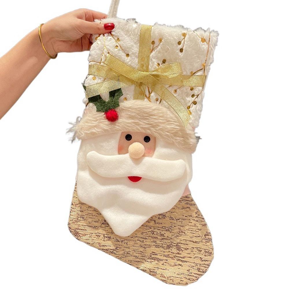 

Exquisite Christmas Candy Bag Santa Claus Xmas Tree Ornament Gift Christmas Socks Christmas Tree Style A