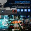 4Lens 360° Dash cam Voice 1080P Video Recorder Car DVR Recording camera Front left right Rear View Auto 4ch dashcam 24H Parking