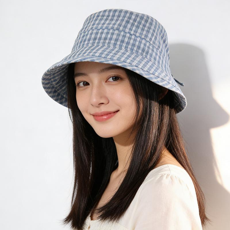 Fisherman's hat Children's spring sunshade sunscreen hat Show face Small sun hat