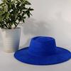 Women's Suede Wide-brimmed Fedora Hat, Western Cowboy Style, Paired with a Shell-decorated Jazz Hat, Equestrian Party Hat.