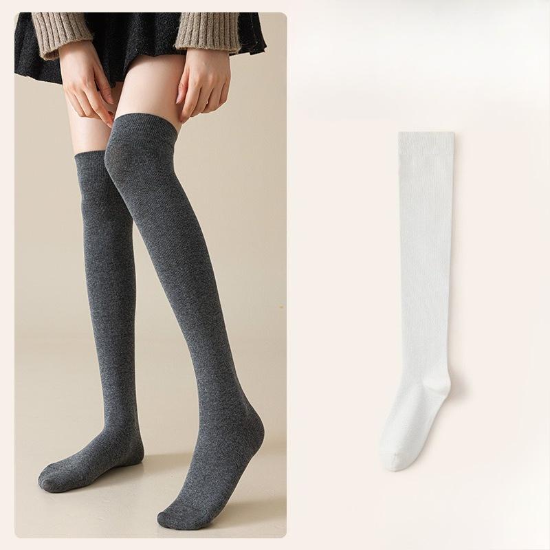 Chaussettes hautes, Chaussettes en coton, Jambes amincissantes d'automne et d'hiver pour femmes, Chaussettes longues chaudes, Chaussettes tendance, Chaussettes hautes longues amincissantes