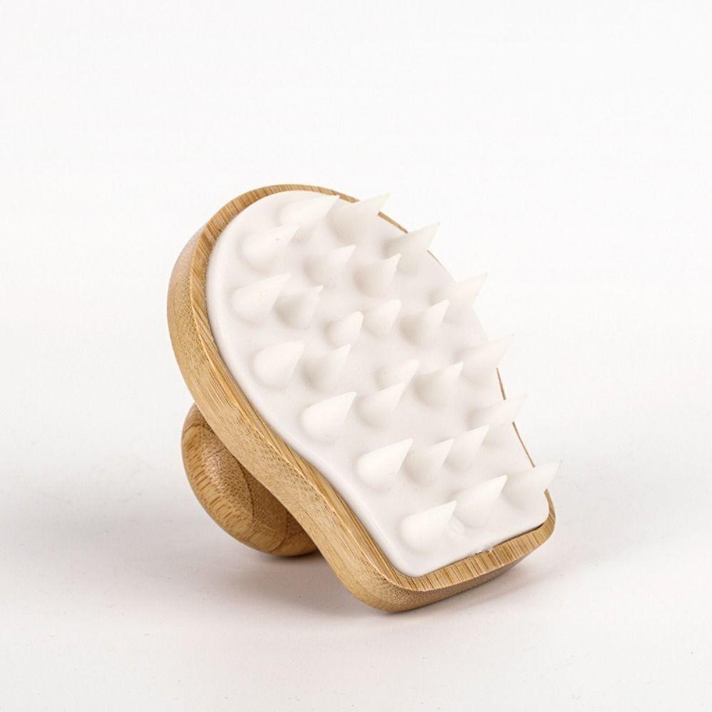 

Стимулирует кровообращение Деревянная шампунь-щетка Терапия Массаж Ванна Спа Массажная щетка Мытье волос