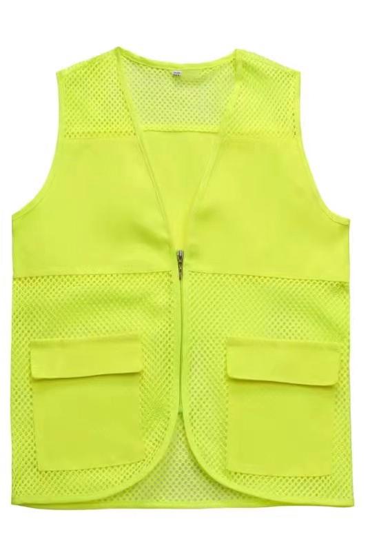 Reflective Mesh Vest for Advertising & Volunteer Work - Breathable Design