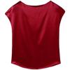 Women's Solid Color Casual Short Sleeve Breathable Large Size Round Neck T-Shirt Loose Bottom Shirt