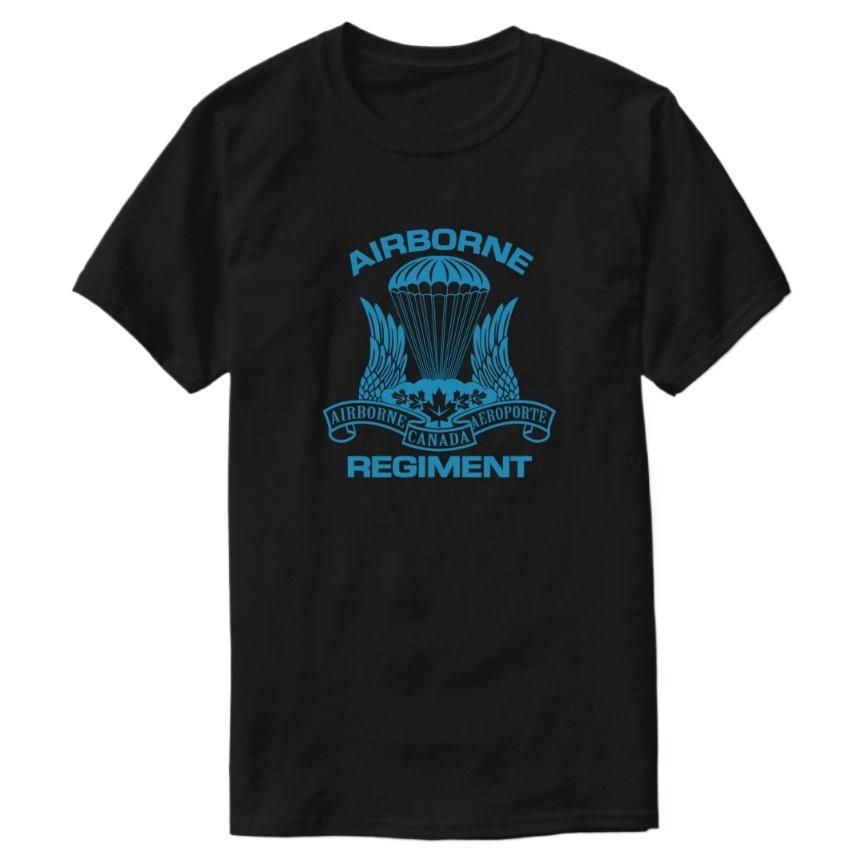 Canadian Airborne Regiment TShirt 100 Cotton ONeck Short Sleeve Summer Casual Mens Tshirt Size S3XL