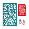 23 Styles Self-Adhesive Silk Screen Stencils for Polymer Clay Palm Leaves Reusable Mesh Transfer Printing Earring Jewelry Making