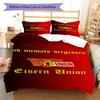 Union Legacy Bettwäsche Steppdecke Set Bettdeckenbezug Kissenbezug Heimdekoration Geburtstagsgeschenk (1 Bettbezug + 2 Kissenbezüge, ohne Füllung)