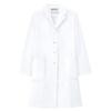 Nursery Doctor's Coat, White Coat, Doctor's Examination Coat, Lab Coat, Smooth, Wrinkle-Resistant, Women's, Size L, White, 8049301A