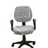 Printed Chair Cover Universal Elastic Office Chair Cover One-Piece Dining Chair Cover Simple Solid Color Dust-Proof And Dirt-Resistant Stool Cover