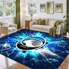 Atalanta FC Design Crystal Velvet Rug Soft Decorative Mat for Bedroom Entrance