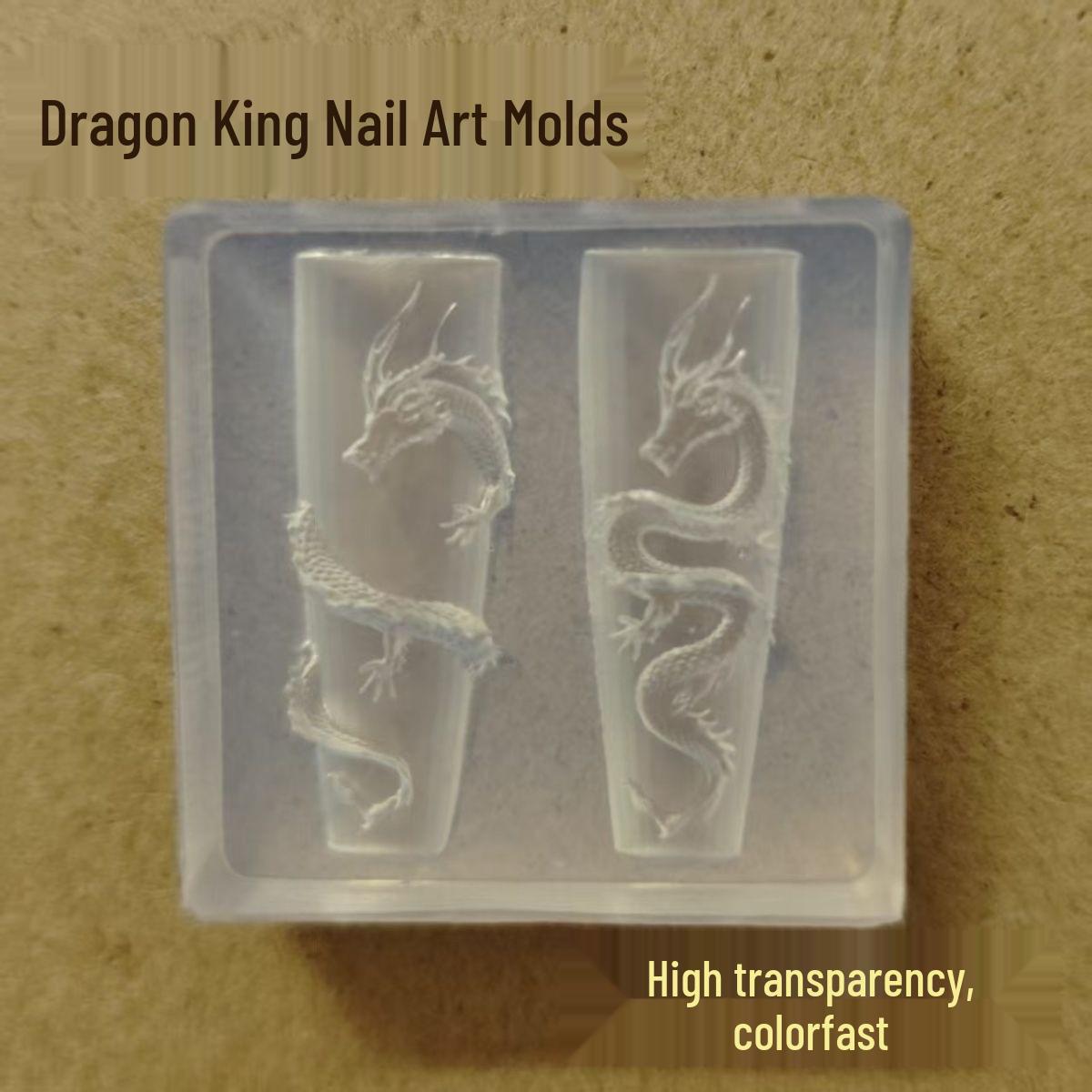 Exquisite Dragon & Snake Nail Art Mold - Versatile Wearable Accessories