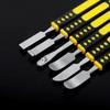6 In 1 Metal Crowbar 6-Piece Set Small Metal Spudger Pry Opening Repair Tools Kit for Mobile Phone Metal Crowbar Pry Tools