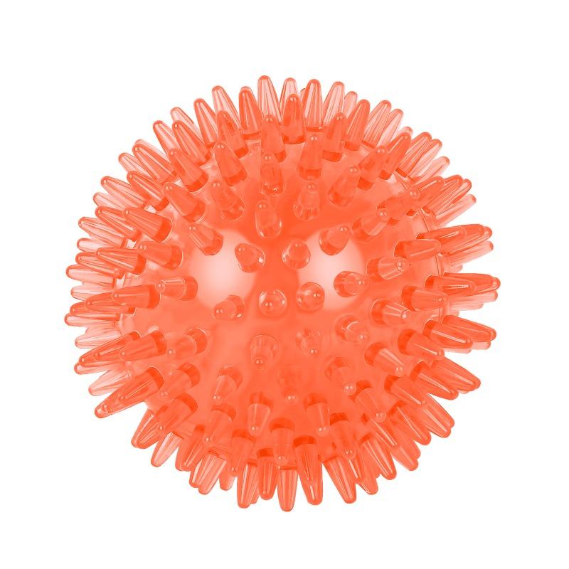 

Вокальний колючий м яч для собаки, Іграшка для кусання для домашніх тварин, Еластичний інтерактивний м яч для собаки Small 6.5cm червоний