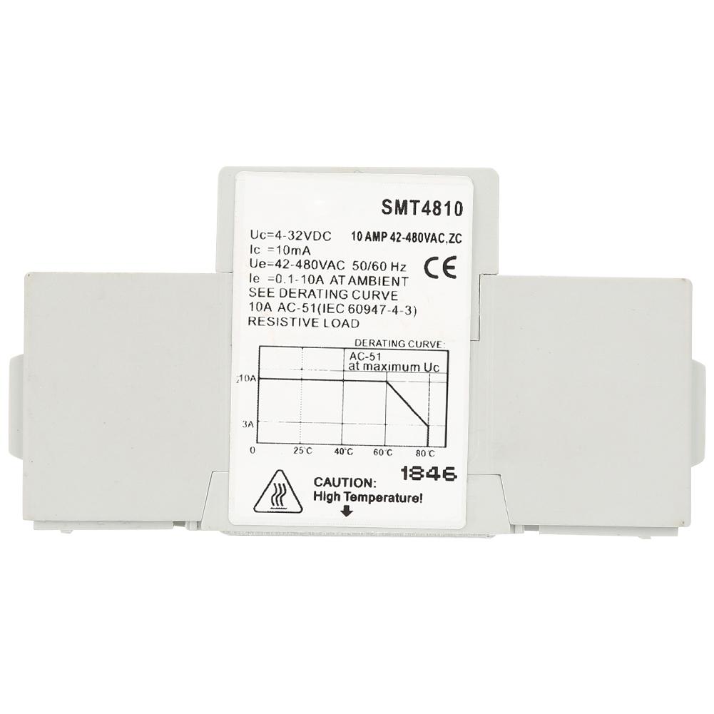 SMT48 Din Rail Solid State Relay Board DC Control AC SSR Relay Switch Module(SMT4810)