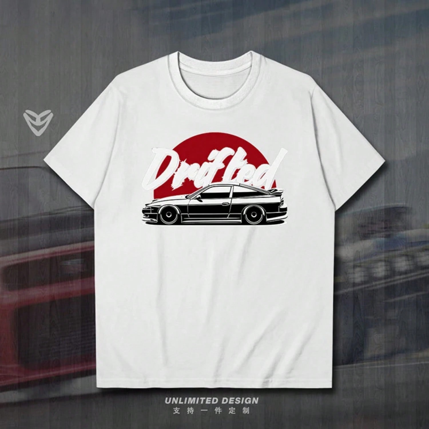180SX Japan JDM Modified Street Racing Printed Graphic Shirt unisex s And Wounisex s Short Sleeve Breathable Motorcycle T-Shirt S разноцветный