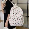 Reiserucksack für Damen und Mädchen Süßer Erdbeer-Rucksack Lässiger Tagesrucksack Schüler Schulrucksack Laptop-Rucksack