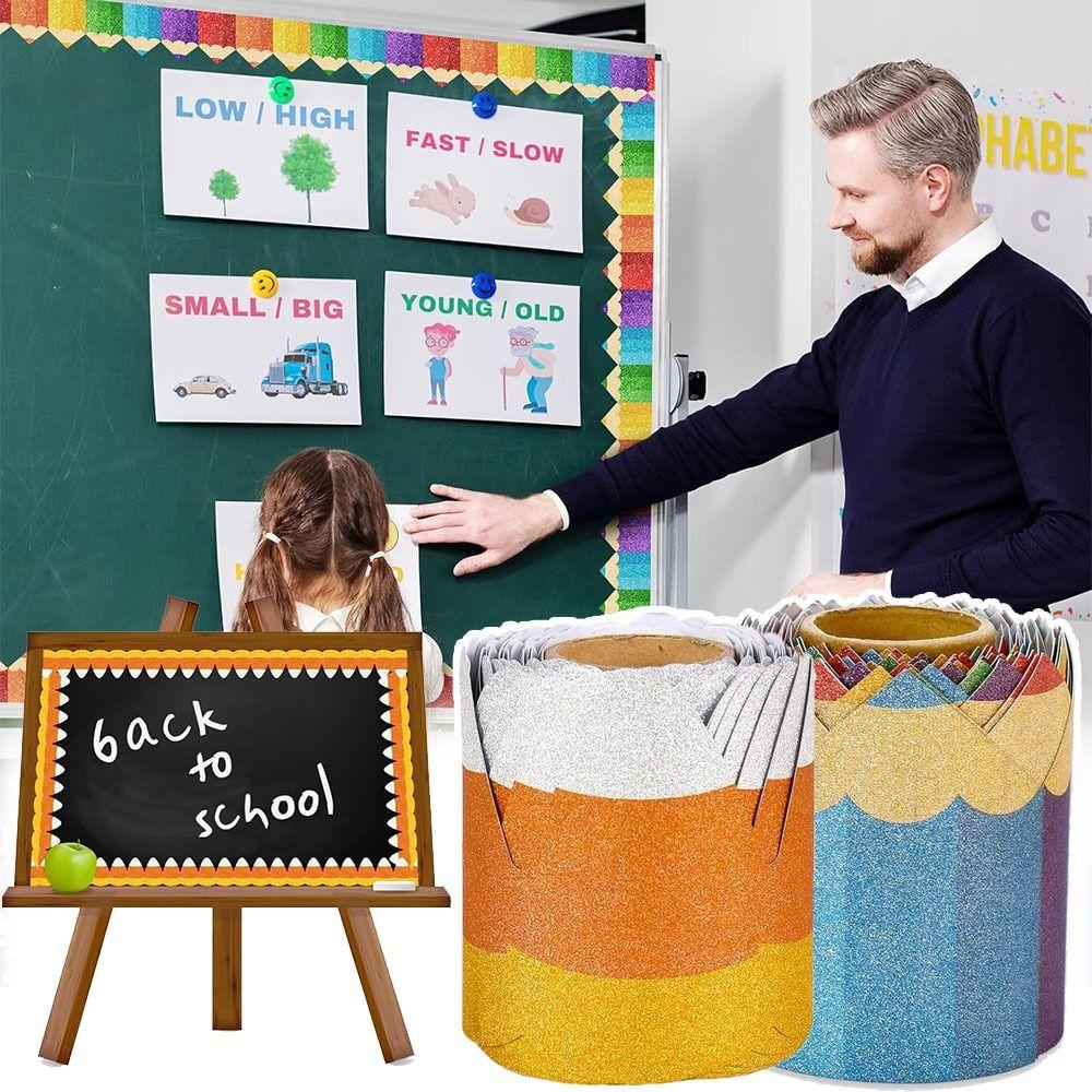 DIY Border Decorative Sticker  for Office Classroom Blackboard Decoration
