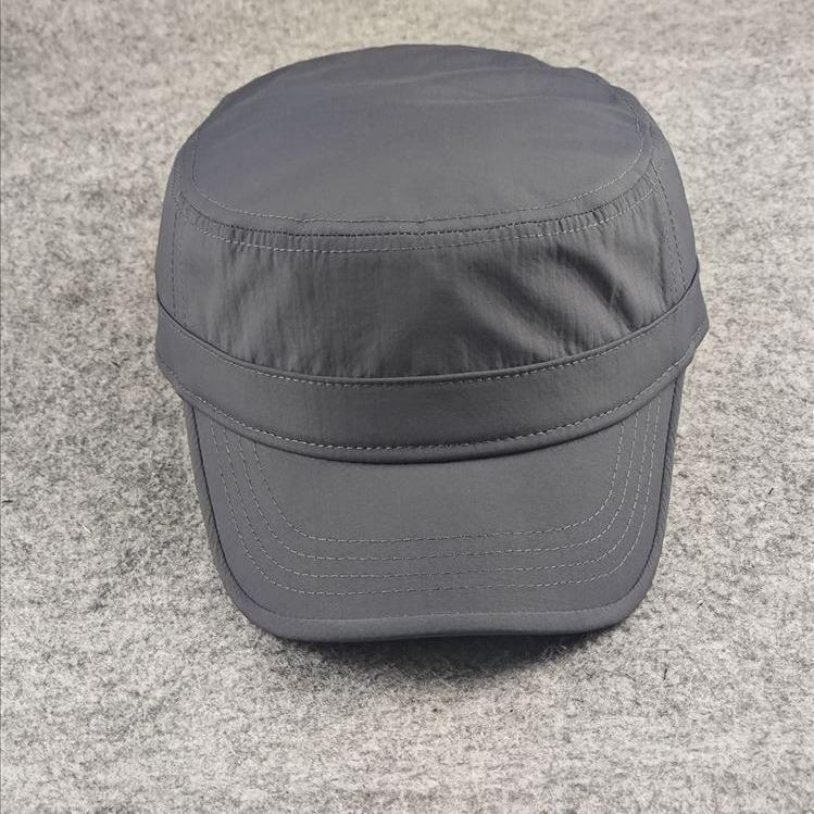 Small Head Circumference Flat Top Hat Solid Color Board Is Stylish Men's Hat Casual Four Seasons Simple European and American Style Small Size Men's
