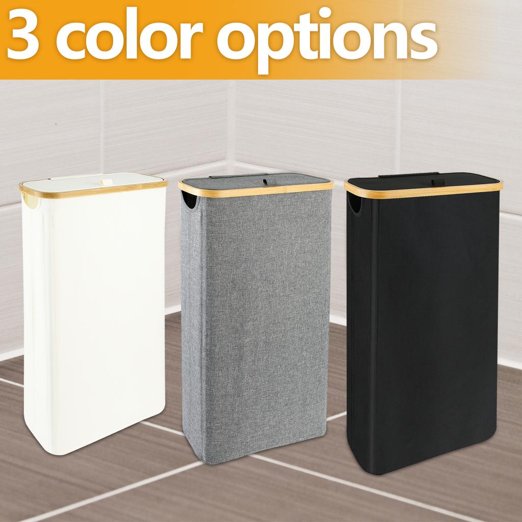 Bathroom Toilet Paper Basket Oxford Cloth with Lid Breathable Large Capacity Paper Roll Organizer Basket Dispenser