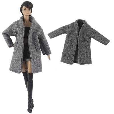 Handmade Woolen Coat Outfit Winter Wear Multistyles Doll Clothes Fashion Overcoat For 11.5 Inch 30cm Dolls/for 1/6 Bjd Dolls