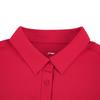 Li Ning Comfortable Breathable Polo Shirt Women Tops Bull-Red APLW242-6