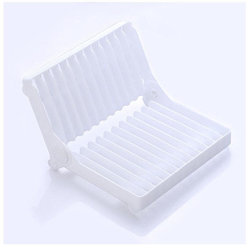 Creative Dish Plate Drain Rack Kitchen Tableware Drying Storage Tray Holder Multifunctional Cup Dish Storage Rack Home suplise белый 1244₽