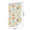 Colorful Airplanes and Clouds Wallpaper for Living Room and Bedroom 50x1000