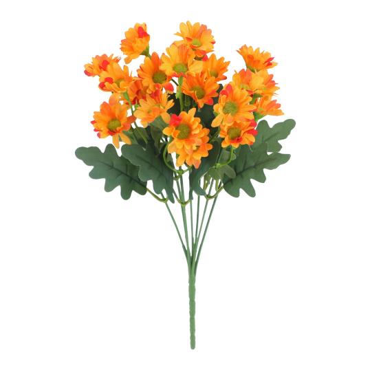 1/5/10/20/25Pcs Artificial Flower 7 Fork UV Resistant Fake Flower Home