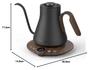 [Recommended by WBC World Champion Hidenori Izaki] Epeios Electric Kettle for Coffee, Narrow Spout, 1°C Temperature Control, 0.9L, 1040W, Wood Grain F