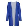 Lightweight Long Sleeve Women Cardigan Solid Color Top Jacket Long
