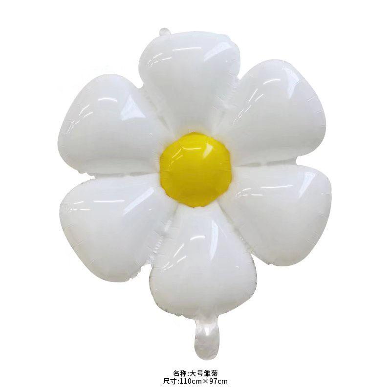 Egg Flower Six Petal Flower Children's Birthday Party Anniversary Decoration Display Balloon