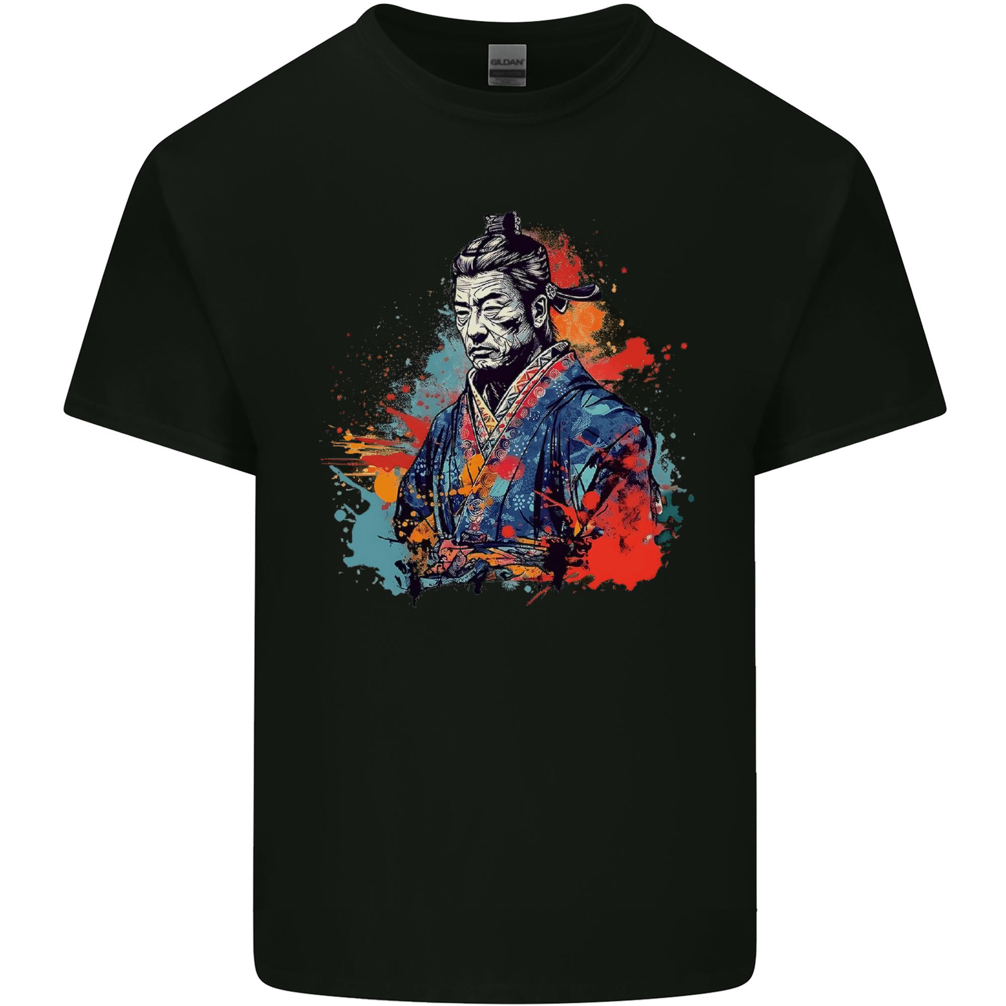 Samurai Elder Fantasy Warrior Ronin Bushido Unisexs Light Cotton TShirt S