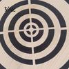 Outdoor Ax Throwing Game Dart Target Kit, with Wood Disc, 3 Axes, Rope, for Indoor Backyard Family Party Easy Setup