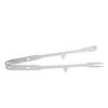Kitchen Tong with Tip 316 Stainless Steel Anti Slip BBQ Grill Tong with Fork for Steak Meat Vegetables Cooking Serving