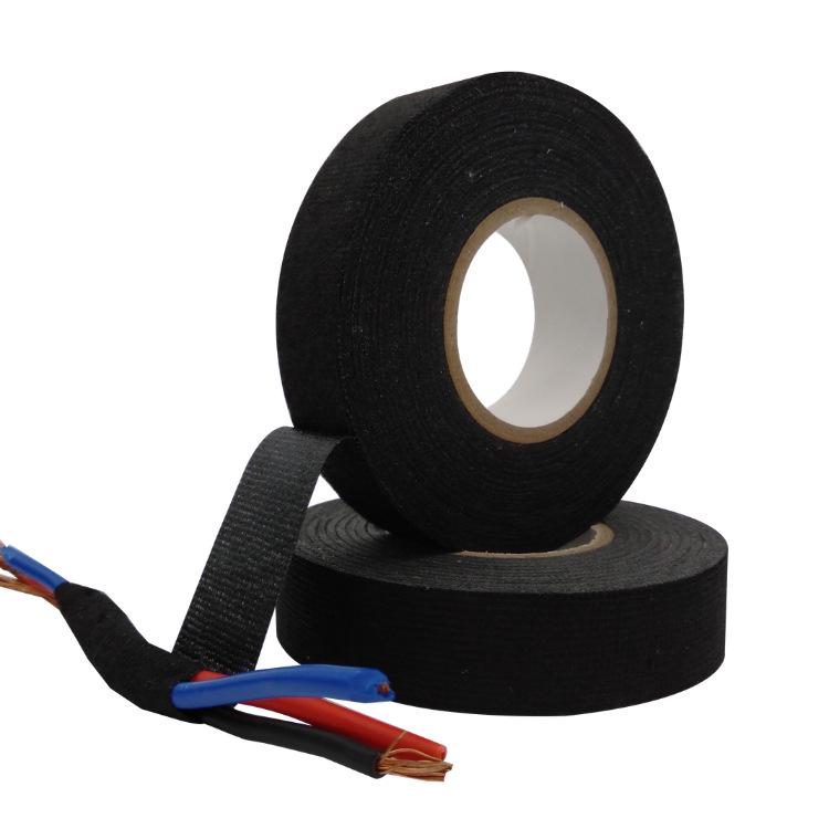 Black Flocking Tape for Noise Reduction and Automotive Wiring Adhesion