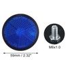 Round Shape Reflector for Motorcycle Garbage Cans Car Truck Universal Item of 2