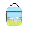 Custom M-Melodies Lunch Bag Men Women Cooler Warm Insulated Lunch Boxes for School