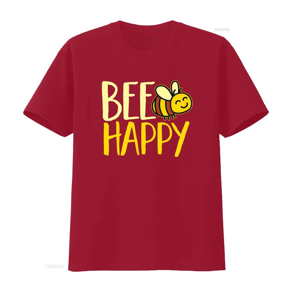 Women Bumble Bee Cute Happy T Shirt Vintage Washed Soft Versatile Stylish Fashion Slightly Designer Clothes Comfortable Unisex