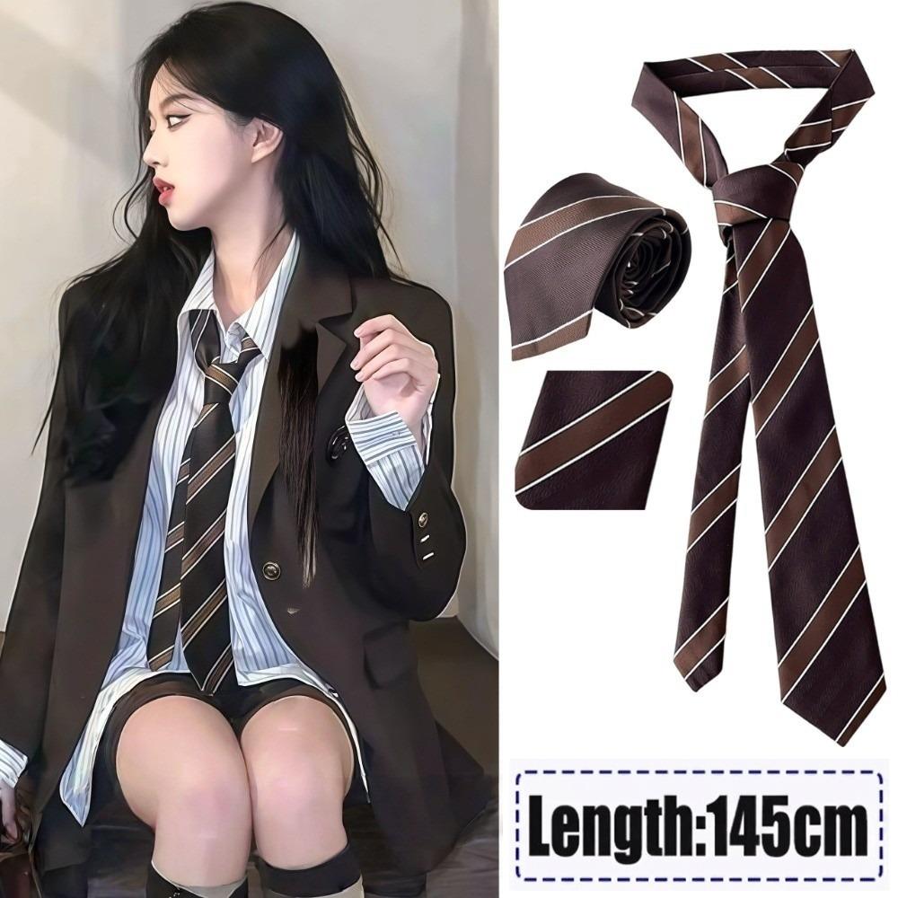 Polyester Waist Tie Belt Striped Necktie Scarf New Neck Tie  Casual Wear