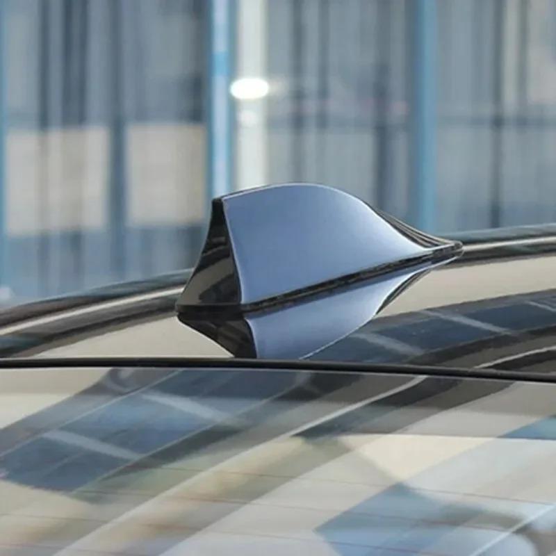 Car Radio Shark Fin Car Shark Antenna Radio FM Signal Design for All Automobiles Aerials Auto Exterior Styling Replacement Parts