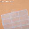 Good-Clear Storage Box Storage Box With Adjustable Dividers, Craft Storage Box, For DIY Jewelry Storage Box
