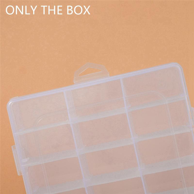 Good-Clear Storage Box Storage Box With Adjustable Dividers, Craft Storage Box, For DIY Jewelry Storage Box