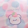 Kawaii Cartoon Bear Duvet Cover Cotton Girly Style Pattern Bedding Soft Skin-friendly Breathable Comforter Cover for Kids Girls
