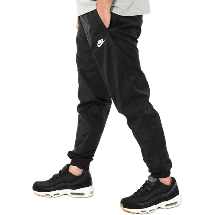 Nike Buchstabenlogo Kordelzugbündchen Lässige Hose Herren Hosen Schwarz DD5220-010