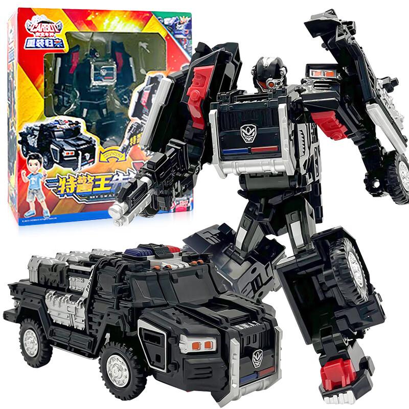 Two Mode Carbot Penta Storm X Transformation Robot To Car Action Figures Deformation Rescue Car Toy for Children Gift