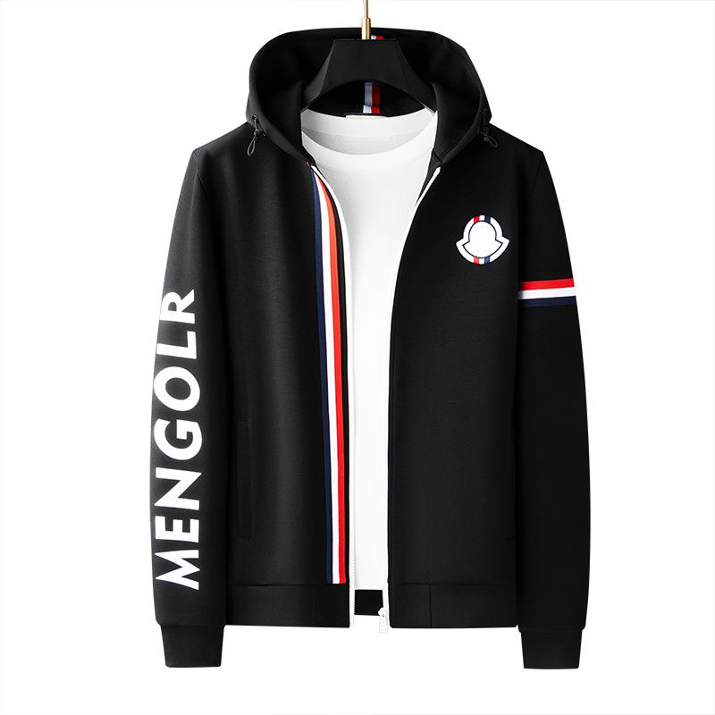 2025 European Men's Trendy Hooded Sweatshirt: Autumn/Winter Collection - Long Sleeve Cardigan