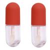1/2/5 Pezzi Tubetto Vuoto per Lucidalabbra 4,5 ml Mini Piccolo Capsula Flacone Circolare Plastica Trasparente Gommata Opaca Tubetto Vuoto per Rossetto